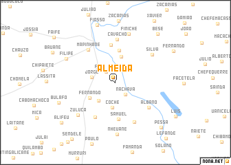 map of Almeida