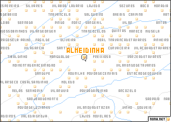 map of Almeidinha