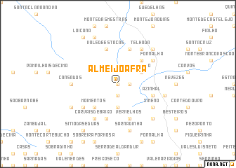 map of Almeijoafra