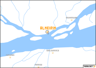 map of Almeirim
