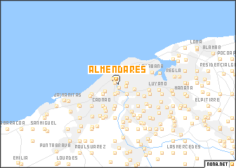 map of Almendares