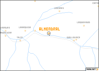 map of Almendral