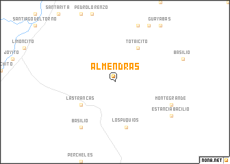 map of Almendras