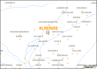 map of Almendro