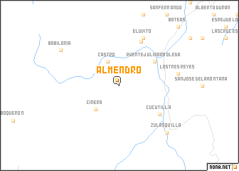 map of Almendro