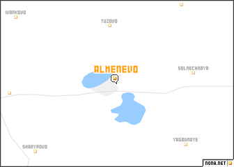 map of Al\