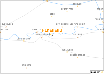 map of Al\