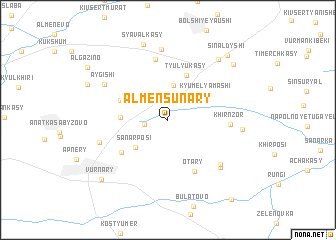 map of Al\