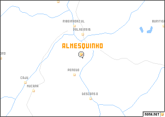 map of Almesquinho