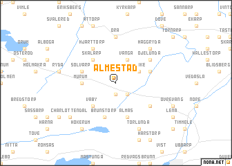 map of Älmestad