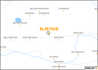 map of Al\