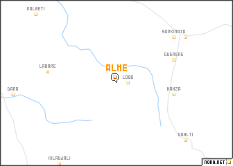 map of Almé