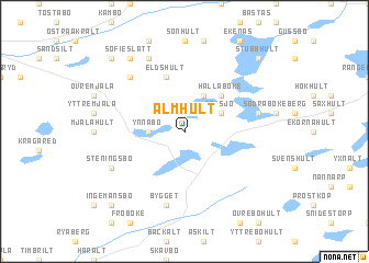 map of Älmhult