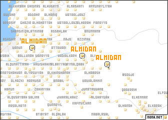 map of Al Mīdān