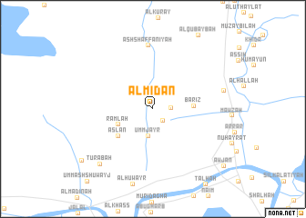 map of Al Mi‘dān