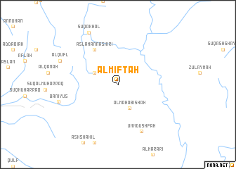 map of Al Miftāḩ