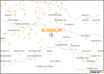 map of Al Mighlāf