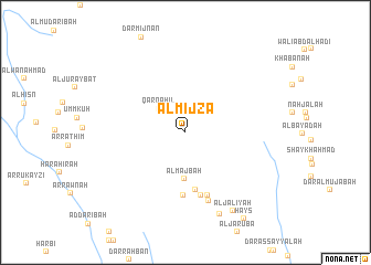 map of Al Mijza‘