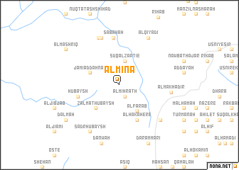 map of Al Mīnā\