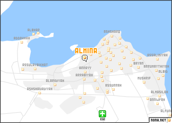 map of Al Mīnāʼ