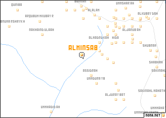 map of Al Minşab