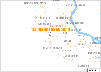 map of Al Minshāt aş Şughrá