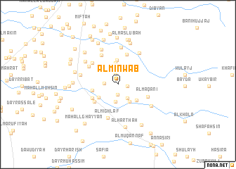 map of Al Minwab