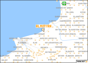 map of Al Minyah