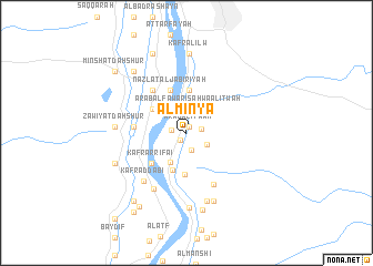 map of Al Minyā