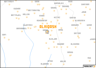 map of Al Miqāsh