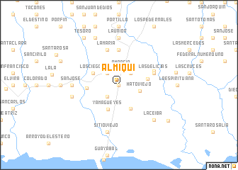 map of Almiquí