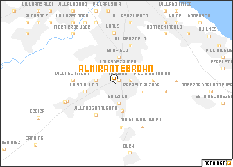 map of Almirante Brown