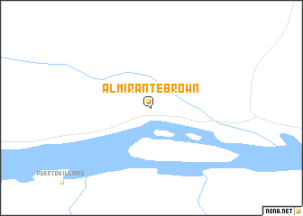 map of Almirante Brown