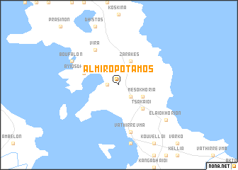 map of Almiropótamos