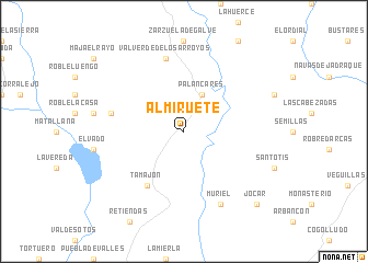 map of Almiruete