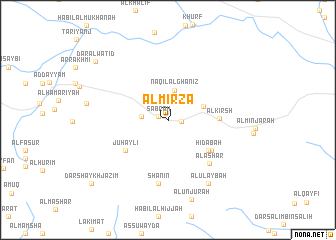 map of Al Mirzā