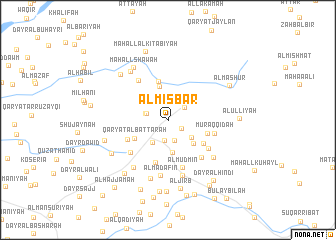 map of Al Mişbār