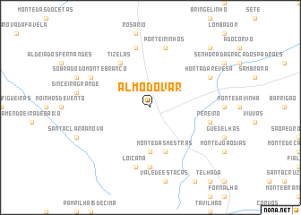 map of Almodôvar