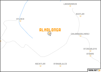 map of Almolonga