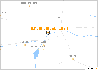 map of Almonacid de la Cuba