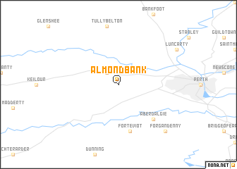 map of Almondbank