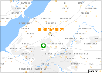 map of Almondsbury