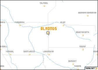 map of Almonds