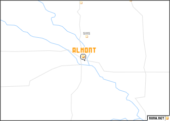 map of Almont
