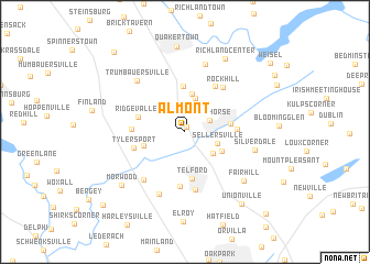 map of Almont