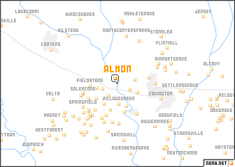 map of Almon