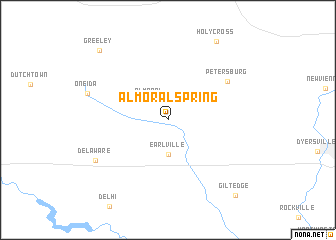 map of Almoral Spring