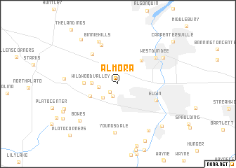 map of Almora