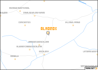 map of Almorox