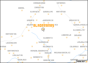 map of Almorranas